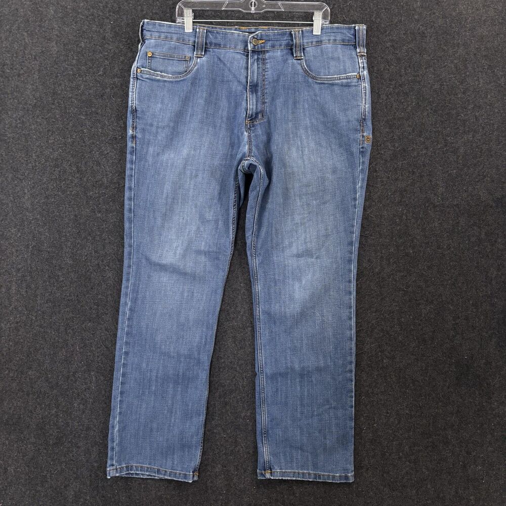 5.11 Tactical Defender-Flex Jeans Men's 40x30 Blue Straight Leg Denim